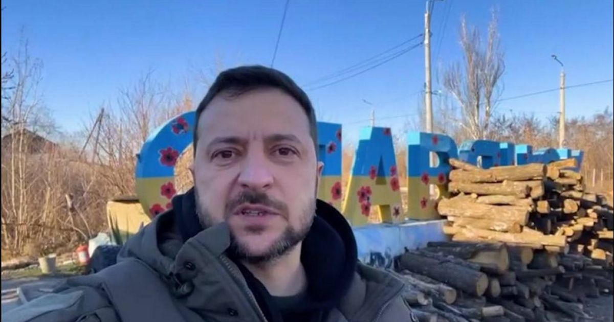 Зеленский в Славянске